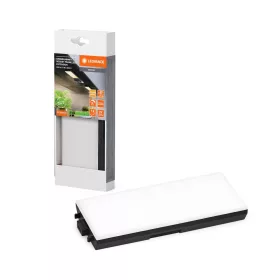   Mozgásérzékelős LED lámpa szekrény alá, keret nélküli, 3,85 W, 250 lm, 3000 K, meleg fehér, szabályozható fényerővel, fekete, szekrény alá szerelhető, Ledvance