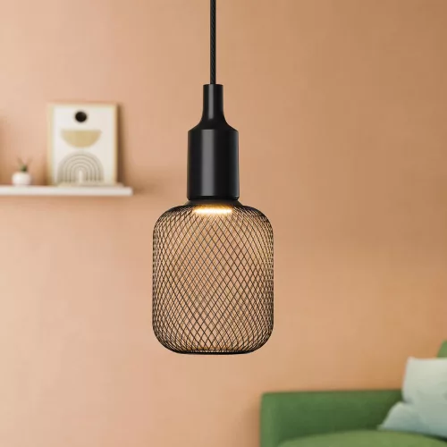 E27 Függesztett mennyezeti lámpa Fekete Vintage 1906 Pendulum Ledvance