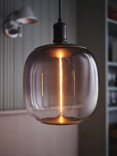 E27 függesztett mennyezeti lámpa Vintage fekete 1906 Pendulum Ledvance