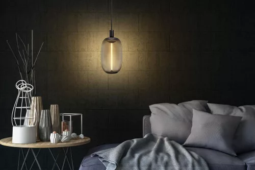 Vintage 1906 Pendulum Ledvance szürke függő mennyezeti lámpa