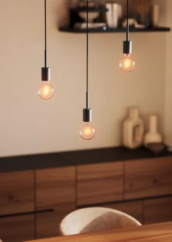 Vintage 1906 Pendulum Ledvance szürke függő mennyezeti lámpa