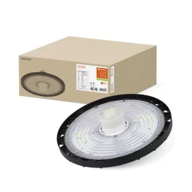   LED ipari lámpatest 147W 22000lm 4000K semleges fehér alkonyati mozgásérzékelővel fekete IP65 IK08 nagy öböl Gen 4 Ledvance
