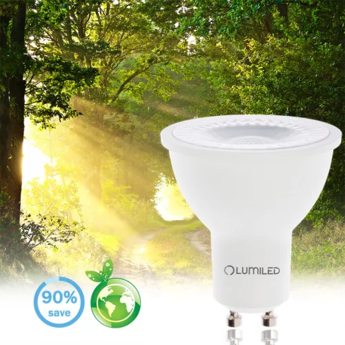 GU10 LED izzó 6W = 60W 580lm 3000K  36° LUMILED
