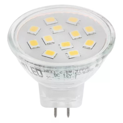 LED izzó MR11 2.5W = 20W 220lm 4000K 12v Semleges 120° LUMILED