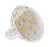 LED izzó MR11 2.5W = 20W 220lm 3000K  120° 12V LUMILED