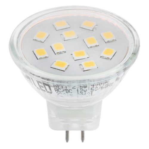 LED izzó MR11 2.5W = 20W 220lm 3000K  120° 12V LUMILED