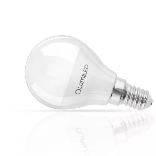 E14 P45 LED izzó 7W = 60W 650lm 3000K Meleg 180° LUMILED