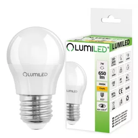 E27 P45 LED izzó 7W = 60W 650lm 3000K Meleg 180° LUMILED