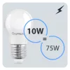 E27 P40 LED izzó 10W = 75W 1055lm 6500K Hideg 180° LUMILED
