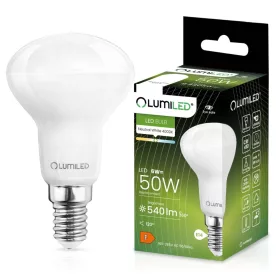 LED izzó E14 R50 6W = 50W 540lm 3000K 120° LUMILED