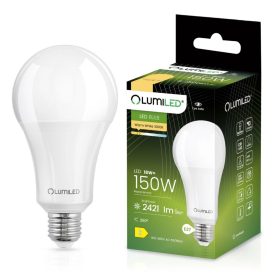   LED izzó E27 A70 18W = 150W 2421lm 3000K Meleg 260° LUMILED
