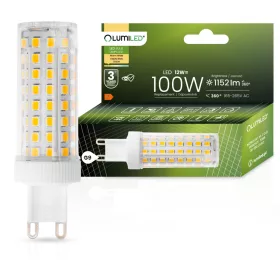   G9 LED izzó KAPSZULA 12W = 100W 1152lm 3000K Meleg 360° LUMILED