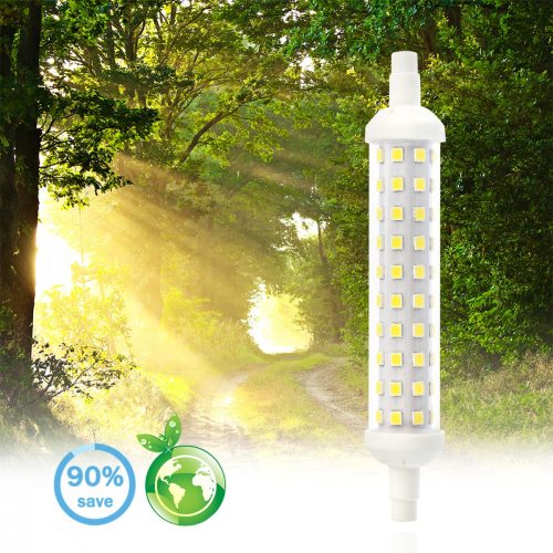 LED izzószál R7S 10W = 100W 900lm 6500K hideg 300° 118mm LUMILED
