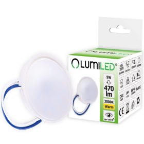  Betét LED lámpatestekhez MR16 INSERT Modul Milky 5W = 50W 120° 470lm 3000K Warm LUMILED