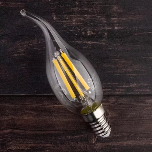 LED láng izzó BA35 E14 7W 770lm 4000K semleges 360°-os izzószál LUMILED