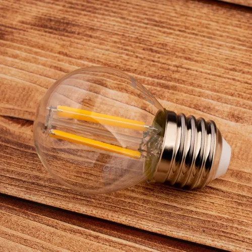 LED izzó E27 P40 Izzószál 2W = 25W 249lm 3000K Meleg 360° LUMILED