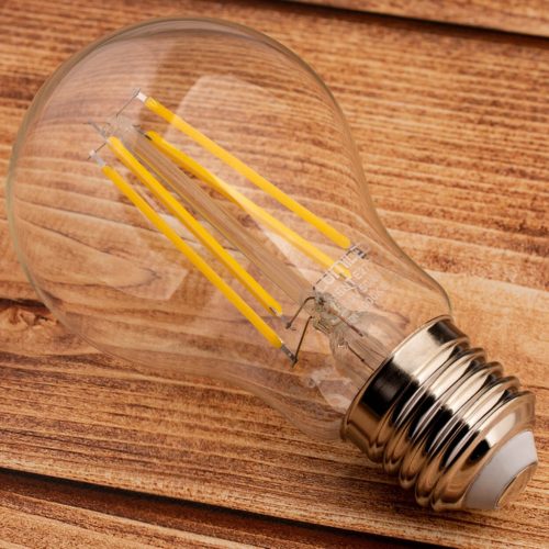 E27 A60 LED izzó 7W = 60W 770lm 4000K semleges 360°-os LUMILED izzószál