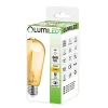 E27 ST64 LED izzó 6W = 50W 660lm 2200K 360° LUMILED izzószál