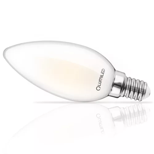 E14 B35 LED izzó 7W = 60W 770lm 3000K 360° LUMILED izzószálas