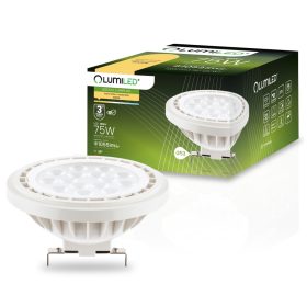   LED izzó G53 AR111 10W = 75W 1055lm 3000K Meleg 38° 12V AC/DC LUMILED