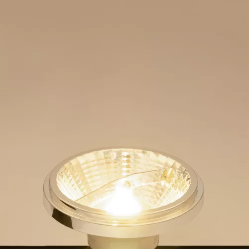 G53 AR111 LED izzó 15W = 100W 1521lm 4000K Semleges 24° 12V DC Ezüst LUMILED