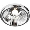 G53 AR111 LED izzó 15W = 100W 1521lm 4000K Semleges 24° 12V DC Ezüst LUMILED