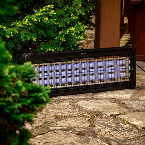 Elektromos rovarölő csapda lámpa álló 200m2 fekete IKV-60W VAYOX