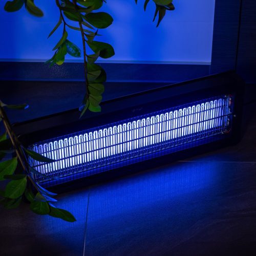 Elektromos rovarölő csapda lámpa álló 200m2 fekete IKV-60W VAYOX