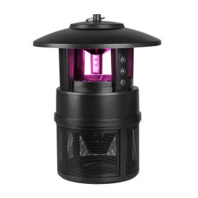   Rovarölő lámpa Kerti álló függőlámpás ventilátorral 9xSMD LED fekete VA0195 VAYOX