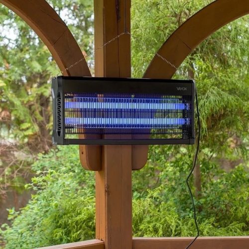 Rovarölő lámpa, elektromos csapda, 100m², 20W, legyek, szúnyogok, rovarok ellen, VAYOX