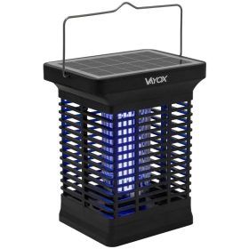   Rovarölő lámpa, elektromos, napelemes csapdalámpa, 2 az 1-ben, 3 W, legyek, szúnyogok, rovarok ellen, VAYOX
