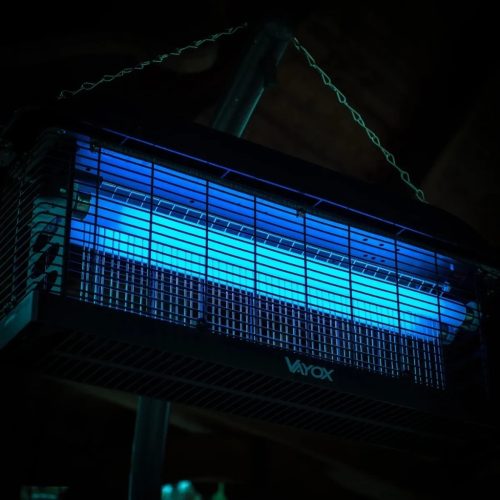 Rovarirtó lámpa, elektromos UV-csapda, 120m2, 30W, legyek, szúnyogok, rovarok ellen, VAYOX