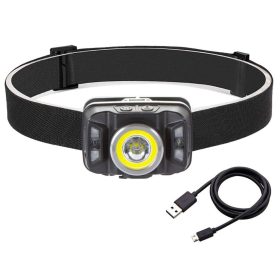   Újratölthető LED fényszóró mozgásérzékelővel XTE 5W + COB 10W VA0025 VAYOX