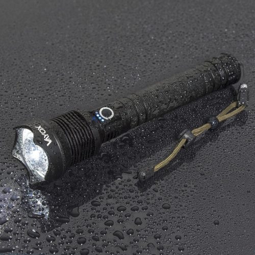 ZOOM LED XHP70 taktikai zseblámpa 25W 2000lm 3 MODES 1000m IP67 alumínium VA0021 VAYOX