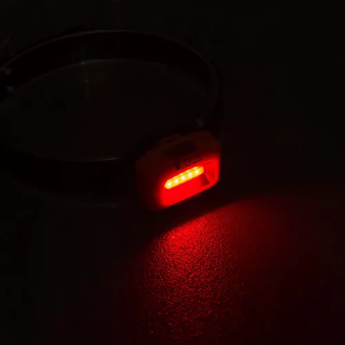 COB LED akkumulátoros fejlámpa 3W 250lm 3x AAA ERŐS lámpa LB0196 LIBOX