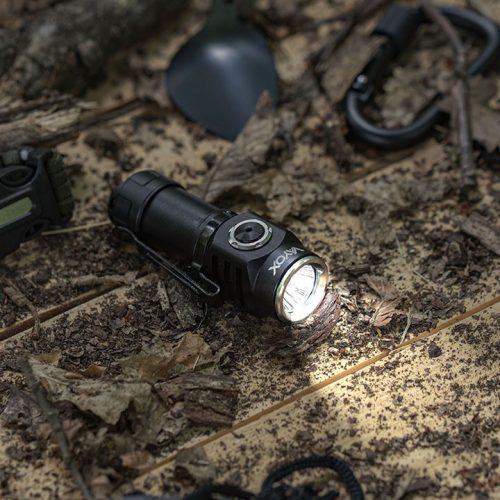 LED fejlámpa zseblámpa USB újratölthető kézi 500lm VA0033 VAYOX