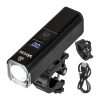 Kerékpár zseblámpa LED USB elülső lámpa újratölthető akkumulátorral, 6 fénymód VAYOX