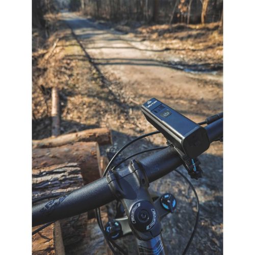 Kerékpár zseblámpa LED USB elülső lámpa újratölthető akkumulátorral, 6 fénymód VAYOX