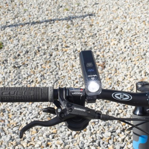 Kerékpár zseblámpa LED USB elülső lámpa újratölthető akkumulátorral, 6 fénymód VAYOX