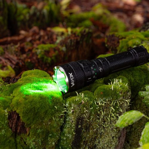 Taktikai LED kézi zseblámpa Erőteljes 3 színű SST40 1500lm Pro sorozat VA0099 Vayox