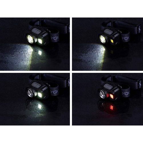 LED-es fényszóró XPG3 + COB Zoom hibrid teljesítmény-mozgásérzékelő VA0098 Vayox