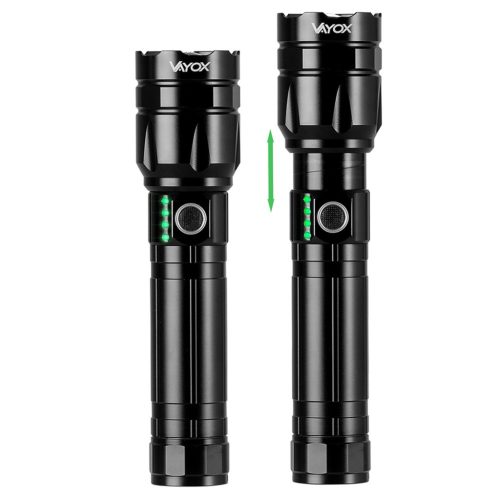 Taktikai LED zseblámpa kézi lámpa Erőteljes 30W 1060lm Pro sorozat VA0108 Vayox