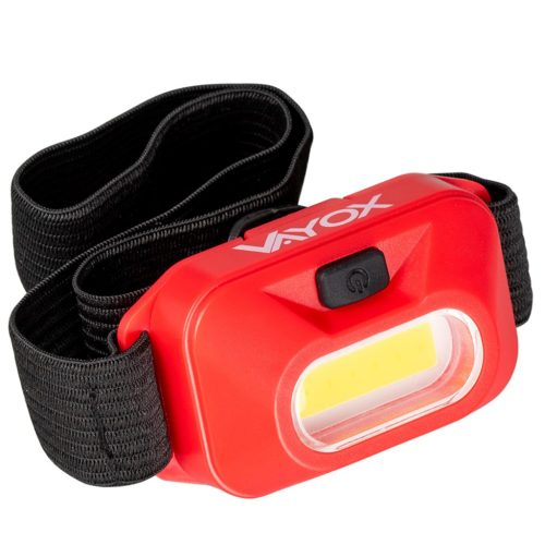 Elemes fényszóró Piros COB IP44 150lm VA0118 Vayox