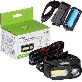 Vayox XPE + COB VA0115 újratölthető fényszóró