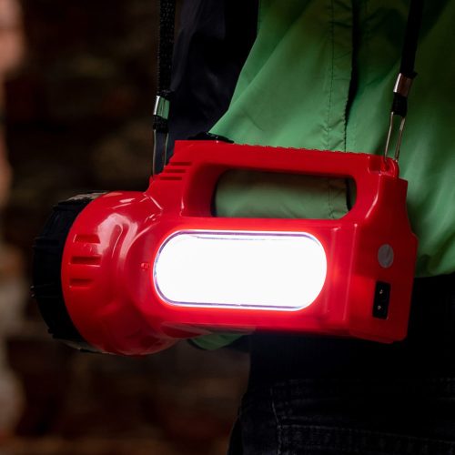 Újratölthető zseblámpa 2 az 1-ben 400 lm oldalsó lámpa és napelemes töltő VA0123 VAYOX