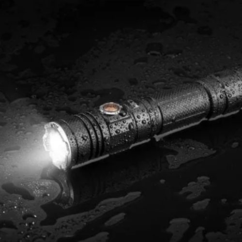 Taktikai LED zseblámpa kézi Erőteljes IP44 10W 1200lm Professzionális VAYOX