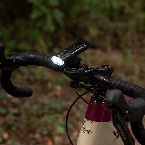 Zseblámpa LED kerékpáros fényszóró USB-C tartó 5 mód 260lm IPX6 VAYOX