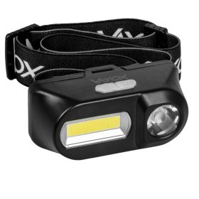   Újratölthető LED fejlámpa 250lm XPE + COB LED 7 üzemmód VAYOX