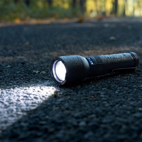 Újratölthető LED zseblámpa, klasszikus, 20 W, 800 lm, kézilámpa, nagy teljesítményű ZOOM VA0180, VAYOX