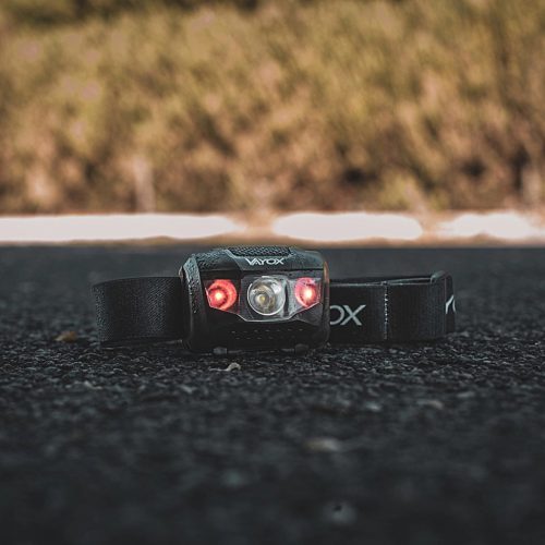 Újratölthető fejlámpa 100lm LED + 2x LED VA0178 VAYOX